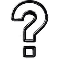Wall Mural - Clean and modern vector  question mark icon symbol graphic for help faq support assistance and information query design element vector 100