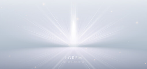 Wall Mural - elegant white lighting effect luxury background. template premium award design.