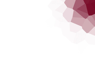 Wall Mural - abstract geometric mosaic design with dark red and burgundy polygonal shapes