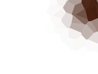 Wall Mural - abstract geometric polygonal design in dark red and brown hues on black background