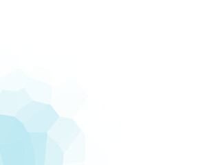 Wall Mural - abstract polygonal iceberg with geometric shapes in light blue tones
