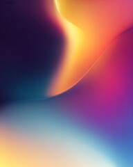 Wall Mural - smooth abstract color gradient background in soft pastel hues
