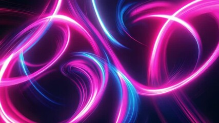 Wall Mural - colorful abstract light waves in motion creating dynamic flow of energy and vivid light trails
