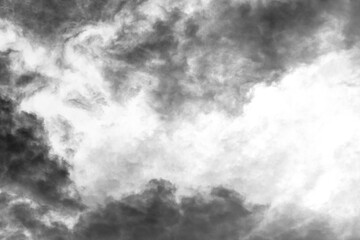 Wall Mural - realistic dark fog or smoke effect isolated on transparent background. fog overlay, steam texture, s