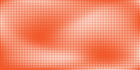 Wall Mural - abstract orange gradient background, halftone pattern, vector abstract trendy geometric graphic desi
