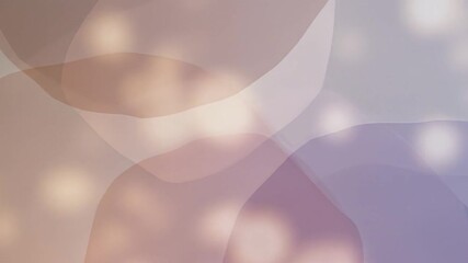 Wall Mural - Abstract pastel shapes, soft light, blurred background, website design