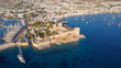 © Esin Deniz - Aerial view of Bodrum on Turkish Riviera. View on Saint Peter Castle Bodrum castle and marina