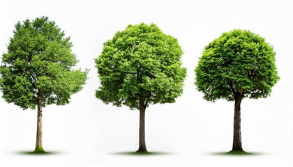 green trees isolated on white background one of isolated tree on white background tree white background