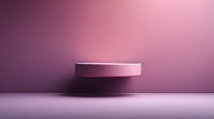 Wall Mural - smooth gradient purple background with soft lighting and subtle shadows, perfect for product placeme