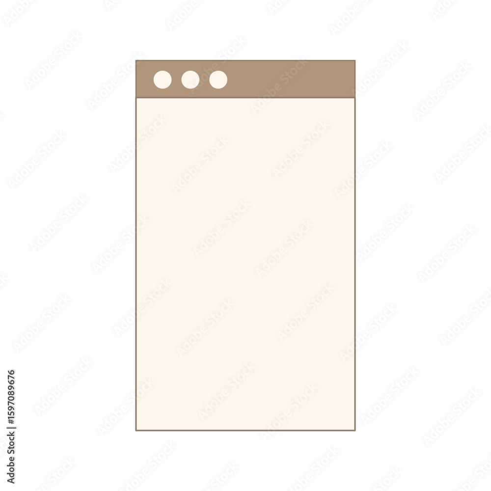 Retro UI Computer Window Frame Stock Vector | Adobe Stock
