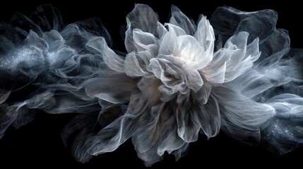 Abstract Design With Flowing Particles