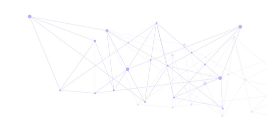 Abstract tech network connection dots. Digital technology and big data analysis background.