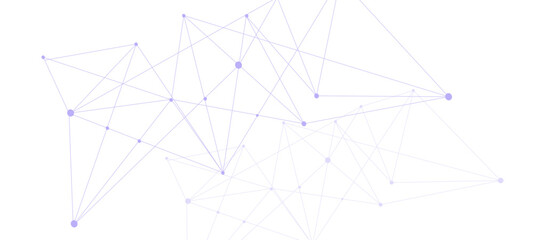 Abstract tech network connection dots. Digital technology and big data analysis background.