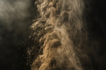 Canvas Print - sandstorm art atmosphere particles.