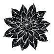 © Antar - black and white flower