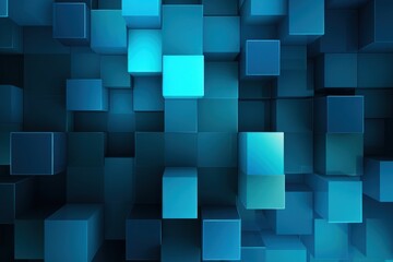 Wall Mural - cyan backgrounds technology abstract.