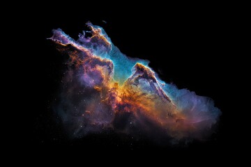 Wall Mural - Abstract cosmic nebula