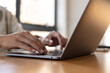 © Smallroombigdream - businessman working in office using laptop. professional business executive manager looking at computer thinking on digital strategy, sitting at desk.