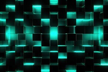 Wall Mural - grid light green backgrounds.