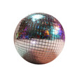 © MdSumon - 3D model of a disco ball, rendered in Cinema 4D with square tiles on transparent
