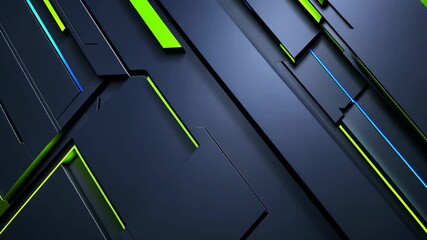 Wall Mural - high technology futuristic modern theme abstract background, metallic wall with layers and rgb neon 