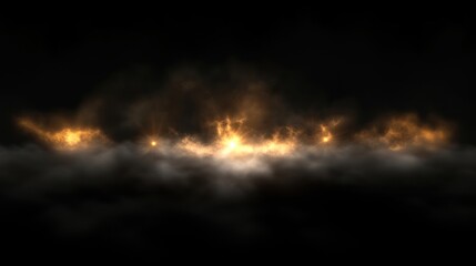 Wall Mural - dense fog light background glowing.