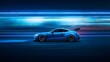© Snap Essence - Download high speed blue sports car wallpaper for desktop and mobile backgrounds hd