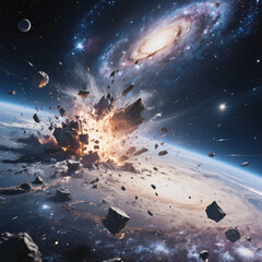 planet in space