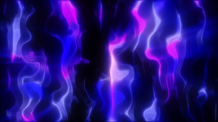 Wall Mural - Abstract flowing energy pattern with glowing blue and purple hues, depicting fluid motion and futuristic design