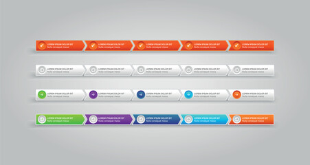 Wall Mural - web site design element, navigation bar design,