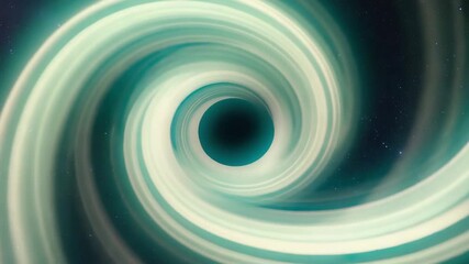 Wall Mural - swirling vortex of light and energy representing a black hole bending spacetime in the vast expanse 