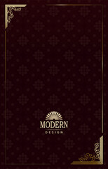 Wall Mural - Chinese New Year. Exquisite dark red background with isolated pattern.