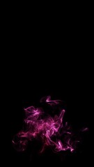 Wall Mural - red to blue color over life wispy smoke flow loop background