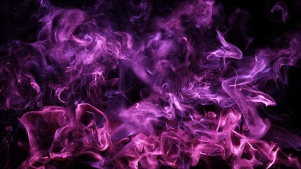 Wall Mural - red to blue color over life wispy smoke flow loop background
