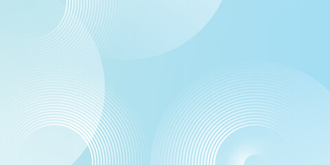 Poster - modern abstract background, blue white gradations, circle effect,shape memphis, trendy , vector