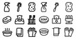 © Влада Яковенко - Cleaning and hygiene line icons set – outline, sanitation and cleaning symbols