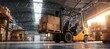 © Zue - Pallet stacker truck in warehouse
