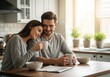 © Hurera Shop - Couple Enjoying Coffee Morning Together