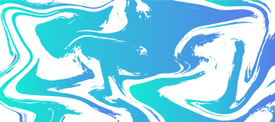 Canvas Print - soft abstract fluid texture design with light green and white marble swirls. smooth, flowing shapes 