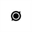 © MD RAYHAN - Black circular icon with white inner circle and speech bubble shape symbol