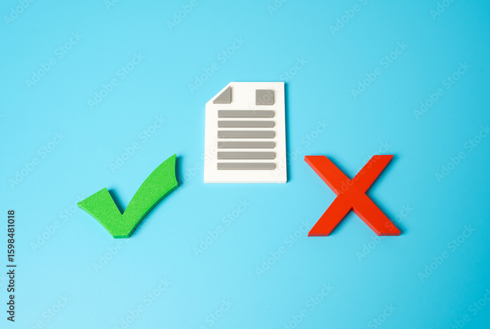 Accept or reject a document. Legislation. Resume review. Compliance ...