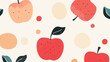 © Art - Modern Abstract Apple Art Print Design for Creative Projects