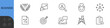 © Nort Kor - Business Line editable icons set. Vector illustration in modern thin line style of business related icons: integrity, growth, goal, trust, passion, white salary, social package and more