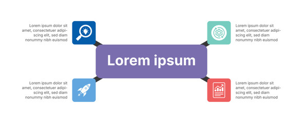 Naklejka na meble Business infographic template design