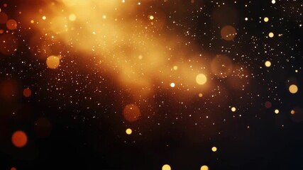 Wall Mural - Lively display of cosmic elements. Abstract representation of a galaxy's nebula, featuring glowing points and vibrant colors.