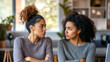 © Kondor83 - Two female office workers angrily looking at each other