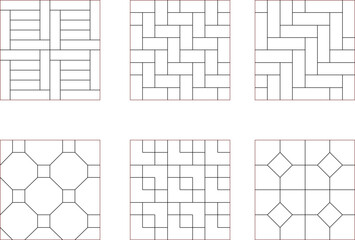 Vector sketch illustration silhouette design background pattern line abstract geometric modern minimalist
