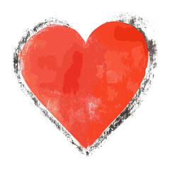 Wall Mural - simple red heart symbol texture design vector