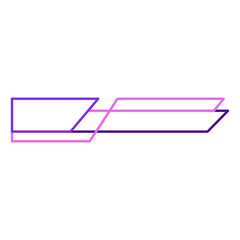 Wall Mural - futuristic business footer elements