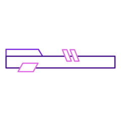 Wall Mural - futuristic business footer elements